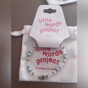 Little words project eye bracelet